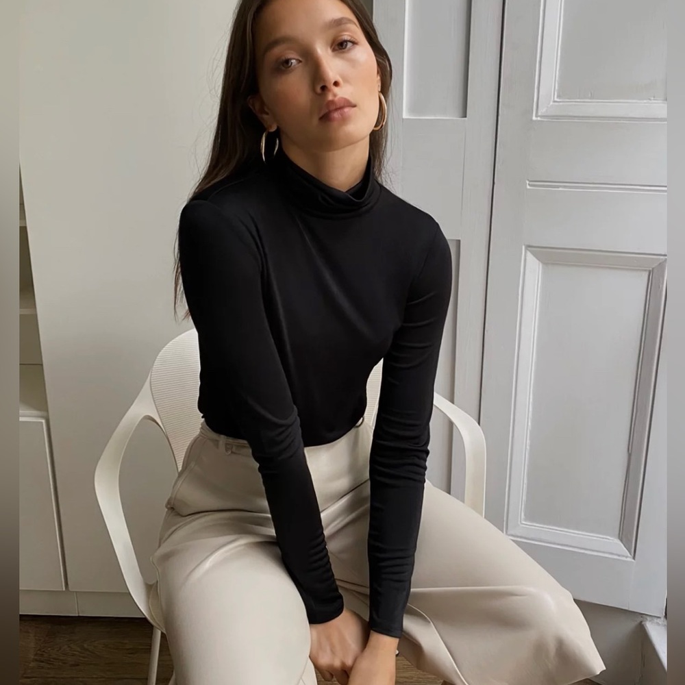 Aritzia Babaton Canary Turtleneck